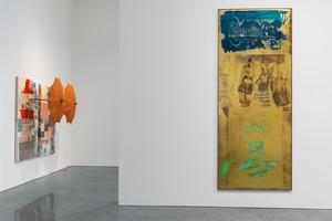 Installation view. Artwork © Robert Rauschenberg Foundation/Licensed by VAGA at Artists Rights Society (ARS), New York. Photo: Rob McKeever