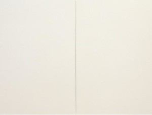 Robert Rauschenberg, White Painting, 1951. Oil on canvas, 2 parts: 72 × 96 inches (182.9 × 243.8 cm)