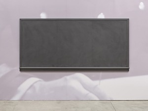 Adam McEwen, Untitled, 2011. Graphite, 54 ¼ × 112 × 3 ¼ inches (137.8 × 284.5 × 8.3 cm), edition of 3 Photo by Douglas M. Parker Studio