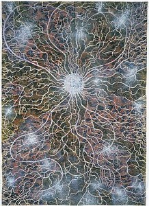 Alberto Di Fabio, Untitled, 2007. Acrylic on Chinese paper, 29 ½ × 20 ⅛ inches (75 × 51 cm)