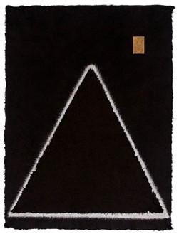 Mira Schendel, Untitled, 1978 Ecoline and gold on Artisanal paper, 15 11/16 × 11 13/16 inches (40 × 30 cm)