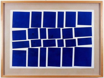 Helio Oiticica, Metaesquema, 1958 Gouache on cardboard, 20 ⅛ × 27 3/16 inches (51 × 69 cm)