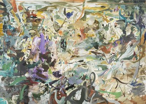 Cecily Brown, Dreamboat, 2011. Oil on linen, 55 × 77 inches (139.7 × 195.6 cm)