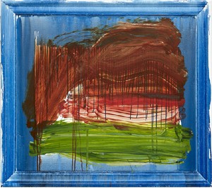 Howard Hodgkin, Knightsbridge, 2009–11. Oil on wood, 40 ½ × 46 ⅝ inches (103 × 118.4 cm) © Howard Hodgkin Estate