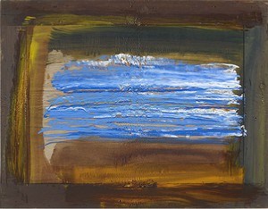 Howard Hodgkin, After Whistler, 2010. Oil on wood, 35 × 45 inches (88.9 × 114.3 cm) © Howard Hodgkin Estate