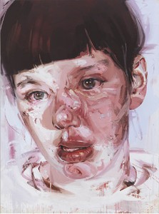 Jenny Saville, Red Stare Head IV, 2006–11. Oil on canvas, 99 ¼ × 73 ⅞ inches (252 × 187.5 cm) © Jenny Saville. Photo: Mike Bruce