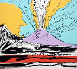 Andy Warhol, Vesuvius, 1985. Acrylic and serigraphy on canvas, 71 × 78 ⅞ inches (180.3 × 200.2 cm) © 2011 The Andy Warhol Foundation for the Visual Arts, Inc./Artists Rights Society (ARS), New York