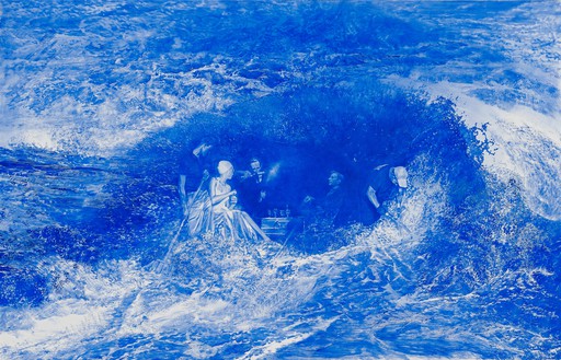 Mark Tansey, Recourse, 2011 Oil on canvas, 65 × 99 ⅞ inches (165.1 × 253.7 cm)© Mark Tansey. Photo: Douglas M. Parker Studio