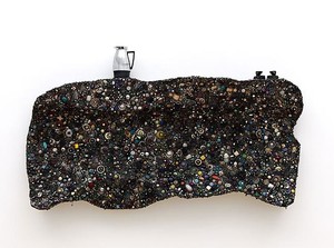 Mike Kelley, Memory Ware #61, 2010. Foam, tinted resin, found jewelry, coffee pot, plastic toys, 47 × 81 × 12 ½ inches overall (119.4 × 205.7 × 31.8 cm) Photo by Fredrik Nilsen