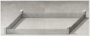 PAUL NOBLE Heaven, 2009 Graphite on paper 48 × 119 inches (121.9 × 302.3 cm). 