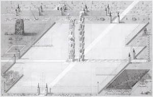Paul Noble, Welcome to Nobson, 2008–10. Pencil on paper, 20 panels: 178 × 281 ½ inches overall (452 × 715 cm)