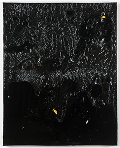 Piero Golia, Constellation Painting #6, 2011. Resin and debris, 60 × 48 × 3 ½ inches (152.4 × 121.9 × 8.9 cm) © Piero Golia, photo by Joshua White