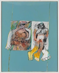 Richard Prince, Untitled (de Kooning), 2009. Ink jet and acrylic on canvas, 74 ¾ × 59 inches (189.9 × 149.9 cm)