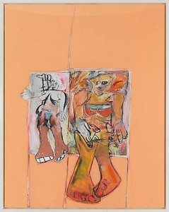 Richard Prince, Untitled (de Kooning), 2009. Ink jet and acrylic on canvas, 77 ⅜ × 61 ¾ inches (196.5 × 156.8 cm)