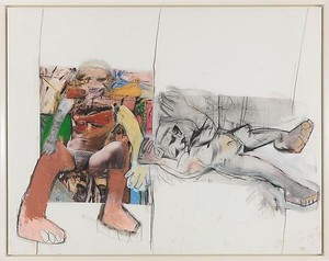 Richard Prince, Untitled (de Kooning), 2008. Ink jet and acrylic on canvas, 61 ¾ × 77 ¼ inches (156.8 × 196.2 cm)