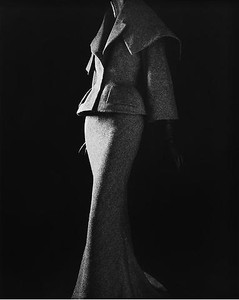 Hiroshi Sugimoto, Stylized Sculpture 011, designer: John Galliano, 2007. Gelatin silver print, 58 ¾ × 47 inches unframed (149.2 × 119.4 cm), edition of 5