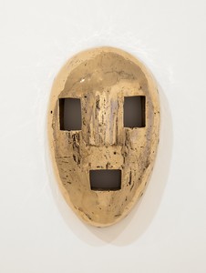 Sherrie Levine, Lego Mask, 2012. Cast bronze, 13 ¼ × 8 × 3 ¼ inches (33.7 × 20.3 × 8.3 cm), edition of 12 © Sherrie Levine