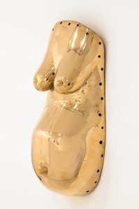 Sherrie Levine, Body Mask, 2007. Cast bronze, 22 ½ × 9 ½ × 5 ¾ inches (57.2 × 24.1 × 14.6 cm), edition of 12 © Sherrie Levine
