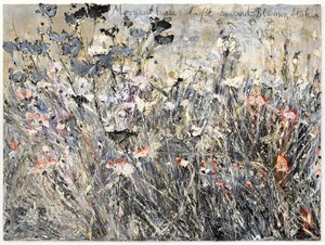 Anselm Kiefer, Morgenthau: laßt tausend Blumen blühen (Morgenthau: Let a thousand flowers bloom), 2012. Oil, emulsion, and acrylic on photograph on canvas, 110 ¼ × 149 ⅝ inches (280 × 380 cm) © Anselm Kiefer