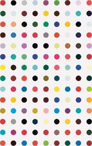 Damien Hirst, Moxisylyte, 2008–11. Household gloss on canvas, 81 × 51 inches (205.7 × 129.5 cm) © Damien Hirst and Science Ltd. All rights reserved, DACS 2012