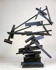 David Smith, Construction December II, 1964. Steel, 82 ¾ × 67 × 29 ½ inches (201.2 × 170.2 × 74.9 cm)