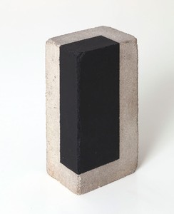 Carl Andre, Untitled, 1965. Concrete, 5 ⅞ × 5 ⅞ × 3 ⅞ inches (15 × 15 × 10 cm)