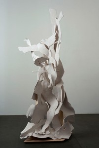Rachel Feinstein, St. Sebastian, 2012. Aqua resin, steel, wire and wood, 100 × 48 × 24 inches (254 × 121.9 × 61 cm) Photo by Giorgio Benni