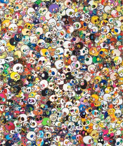 Takashi Murakami, Full Steam Ahead, 2012. Acrylic on canvas mounted on board, 55 ⅛ × 47 ¼ inches (139.9 × 120 cm) © Takashi Murakami/Kaikai Kiki Co., Ltd. All rights reserved