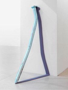 Urs Fischer, To be titled, 2012. Galvanized bronze, bronze, two-component epoxy primer, polyester filler, two-component polyester body filler, urethane primer, polyester paint, and acrylic polyurethane matte clearcoat, 72 ⅝ × 37 × 15 ⅝ inches (184.5 × 94 × 39.7 cm), edition of 3 © Urs Fischer. Photo: Stefan Altenburger
