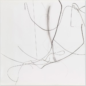 Albert Oehlen, Untitled, 2012. Charcoal on paper, 78 ¾ × 78 ¾ inches (200 × 200 cm) © Albert Oehlen