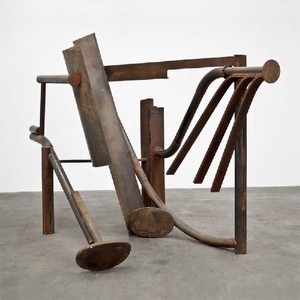 Anthony Caro, Torrents, 2012. Steel, rusted, 96 ⅛ × 126 × 70 ⅛ inches (244 × 320 × 178 cm) © Barford Sculptures Ltd. Photo: John Hammond