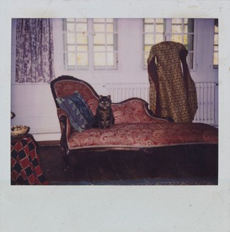 Balthus, Untitled, c. 1999–2000 Color Polaroid, 4 × 4 inches (10.2 × 10.2 cm)© Harumi Klossowska de Rola
