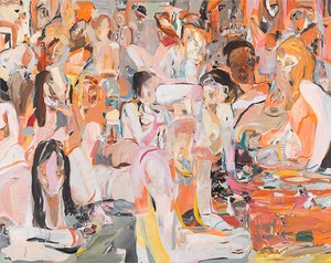 Cecily Brown, Untitled, 2013. Oil on linen, 77 × 97 inches (195.6 × 246.4 cm) Photo by Robert McKeever