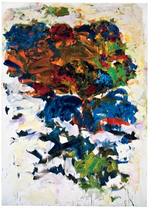 Joan Mitchell, Yves, 1991. Oil on canvas, 110 ¼ × 78 ¾ inches (280 × 200 cm) © Estate of Joan Mitchell. Courtesy Joan Mitchell Foundation