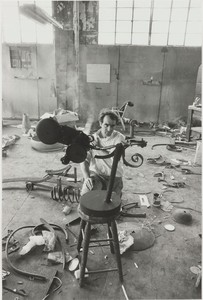 Dennis Hopper, Jean Tinguely, 1965. Gelatin silver print, 24 × 16 inches (61 × 40.6 cm), edition of 15