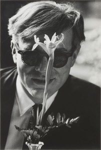 Dennis Hopper, Andy Warhol with Flower, Slight Smile, 1963. Archival digital print, 30 × 20 inches (76.2 × 50.8 cm), edition of 8
