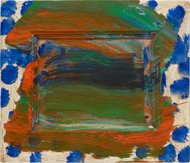Howard Hodgkin, High Tide, 2012 Oil on wood, 11 × 12 ¾ inches (27.9 × 32.4 cm)© Howard Hodgkin Estate