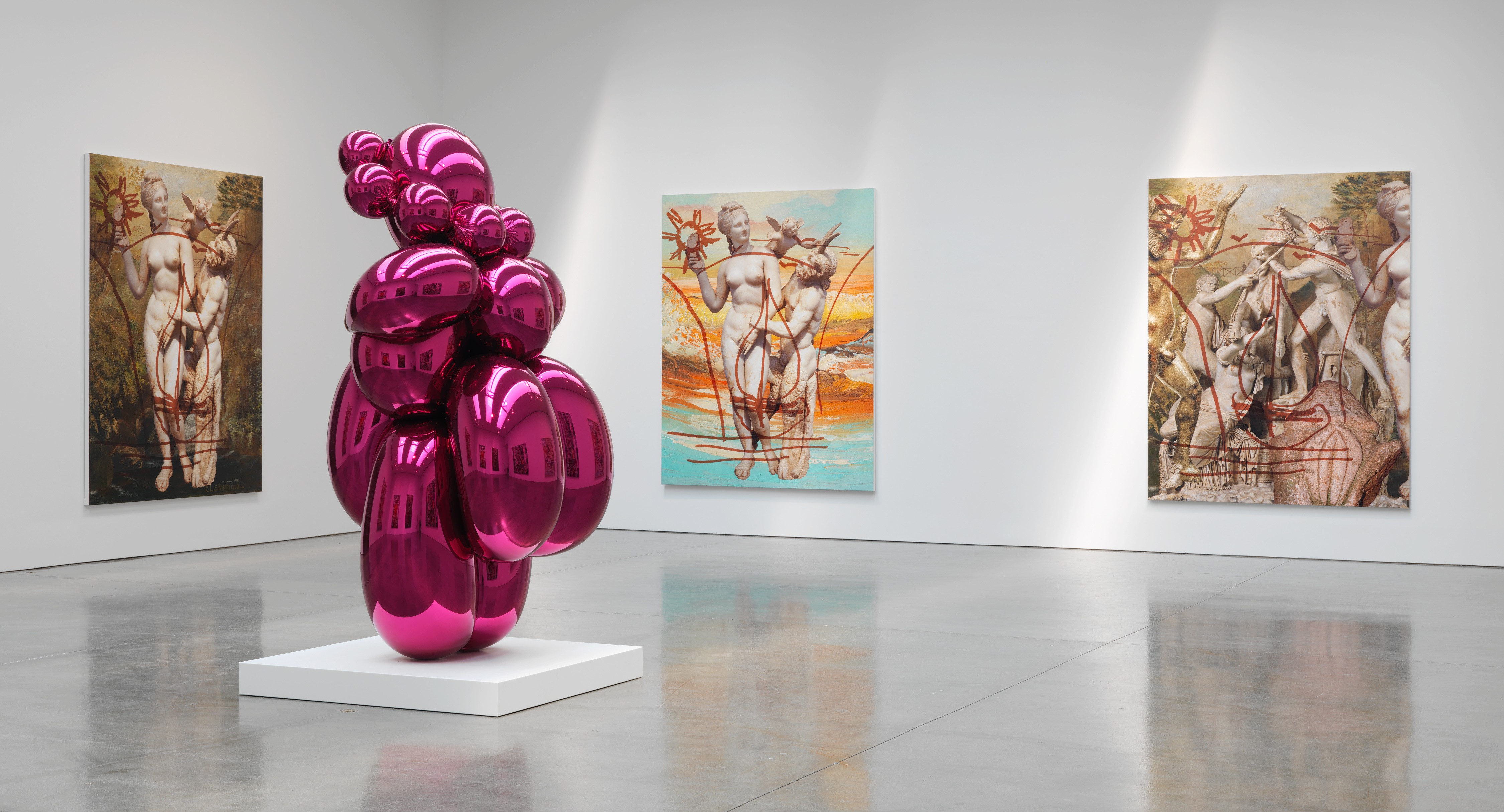 Jeff Koons: New Paintings and Sculpture, 555 West 24th Street, New 