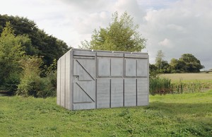 Rachel Whiteread, Detached 3, 2012. Concrete and steel, 77 ¼ × 67 ¾ × 115 ¾ inches (196 × 172 × 294 cm) © Rachel Whiteread. Photo: Mike Bruce