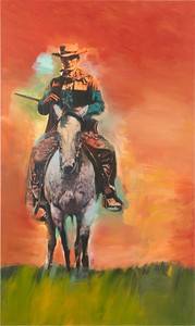 Richard Prince, Untitled (Cowboy), 2012. Inkjet and acrylic on canvas, 80 ¼ × 48 inches (203.8 × 121.9 cm)