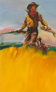 Richard Prince, Untitled (Cowboy), 2012. Inkjet and acrylic on canvas, 59 ½ × 36 inches (151.1 × 91.4 cm)