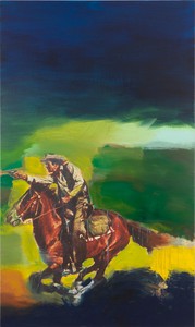 Richard Prince, Untitled (Cowboy), 2012. Inkjet and acrylic on canvas, 80 9/16 × 48 inches (204.6 × 121.9 cm)