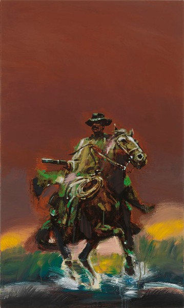 Richard Prince, Untitled (Cowboy), 2012 Inkjet and acrylic on canvas, 40 × 24 inches (101.6 × 61 cm)