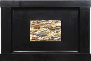 Neil Jenney, North American Aquatica, 2006–07. Oil on wood in artist's frame, 31 ½ × 46 ¾ × 3 ¼ inches (80 × 118.7 × 8.3 cm)