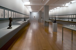 Installation view. Artwork © 2014 Alberto Giacometti Estate/Licensed by VAGA and ARS, New York