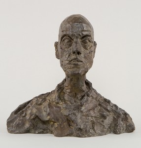 Alberto Giacometti, [Head of a Man (Lotar I)], c. 1964–65 (cast 1968). Bronze, 10 ¼ × 11 ⅛ × 4 ⅛ inches (26 × 28.1 × 10.4 cm), E.A. I/II © 2014 Alberto Giacometti Estate/Licensed by VAGA and ARS, New York