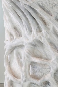 Giuseppe Penone, Anatomia / Anatomy, 2011 (detail). White Carrara Marble, 124 × 77 × 62 inches (315 × 195.6 × 157.5 cm) © Giuseppe Penone, photo by Josh White