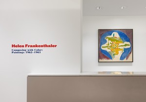 Installation view. Artwork © 2014 Helen Frankenthaler Foundation, Inc./Artists Rights Society (ARS), New York. Photo: Rob McKeever