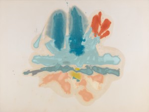 Helen Frankenthaler, Hommage à M.L., 1962. Oil on canvas, 61 ¾ × 82 ⅞ inches (156.8 × 210.5 cm) © 2014 Helen Frankenthaler Foundation, Inc./Artists Rights Society (ARS), New York. Photo: Rob McKeever