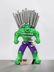 Jeff Koons, Hulk (Organ), 2004–14. Polychromed bronze and mixed media, 99 ½ × 50 ¼ × 31 ⅝ inches (252.7 × 127.6 × 80.3 cm), edition of 3 + 1 AP © Jeff Koons